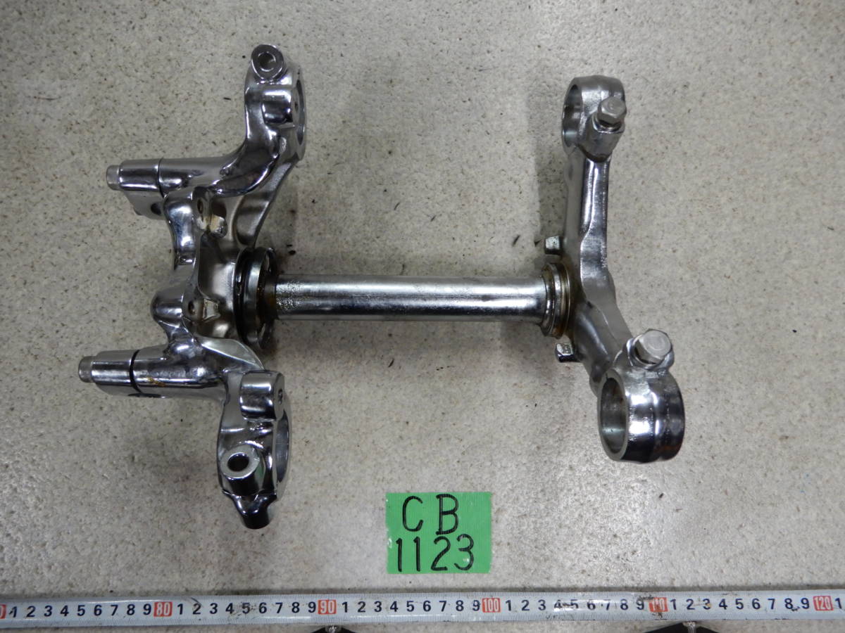 全国無料，最新作 1123 CB250N メッキ ミツマタ ステム トップブリッジ