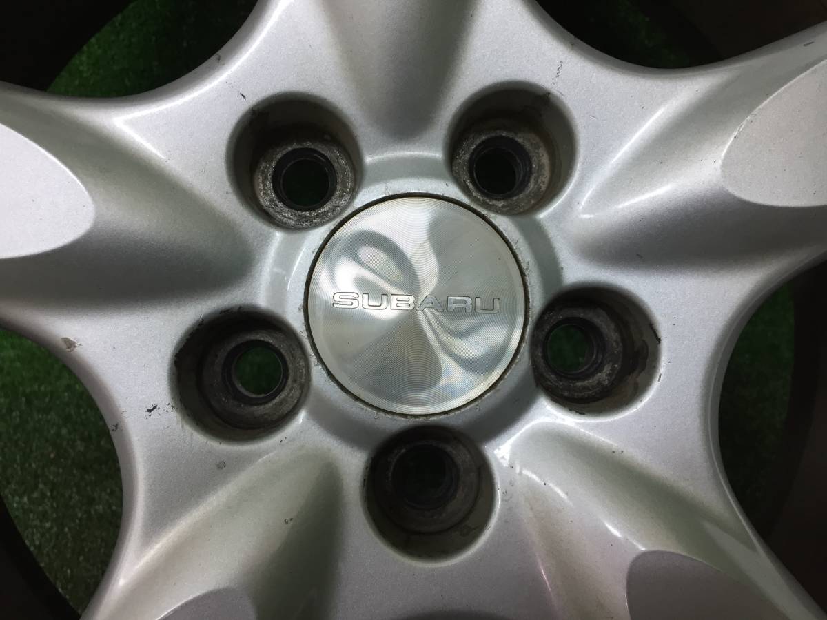 5穴 17インチ スバル インプレッサ 7J STI 中古 17インチアルミ
