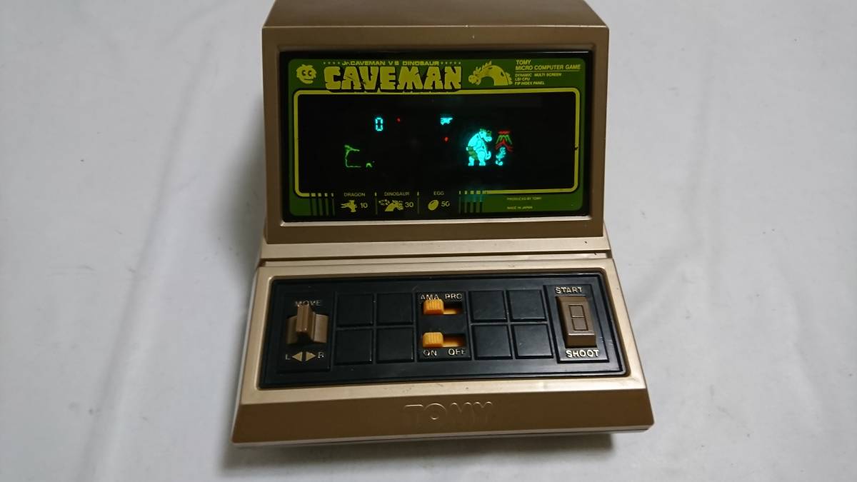 TOMY LSIゲーム LSI CAVEMAN CAVE ケイブマン ケイブマン（原始人