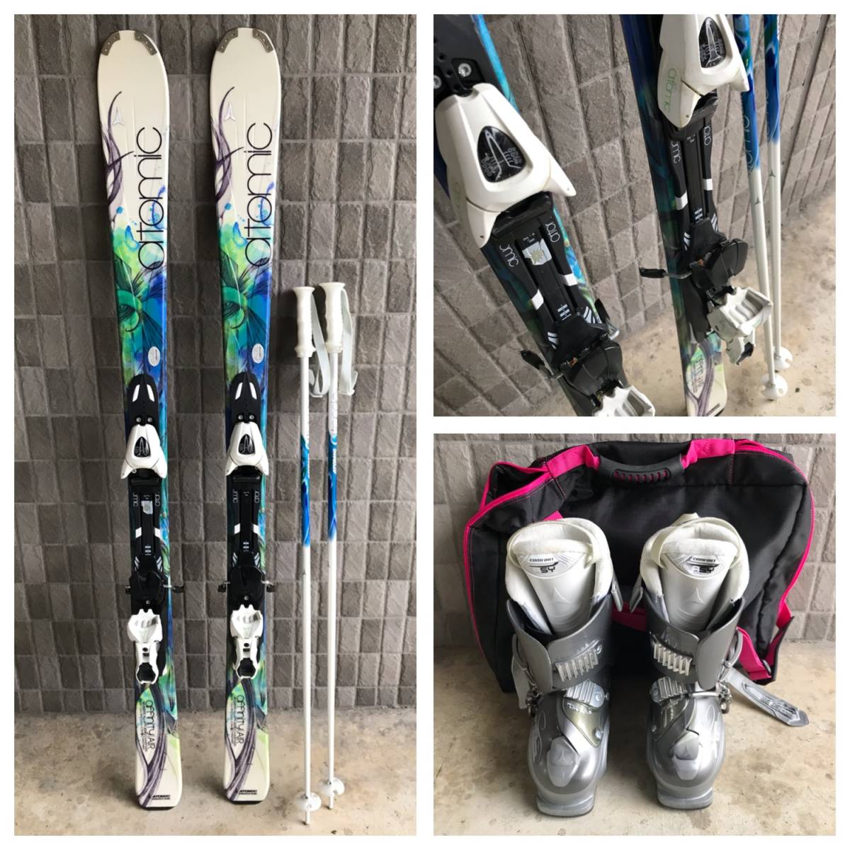AATOMIC　ffinity Air　148cm レディース用 中古品】スキー板□ATOMIC アトミック□affinity AIR□146cm