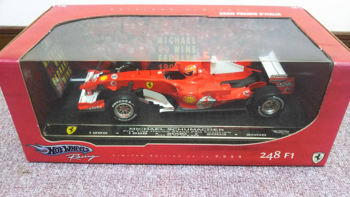 F1 ホットウィール フェラーリ 0 ミハエル Hot 1 M.シューマッハ 