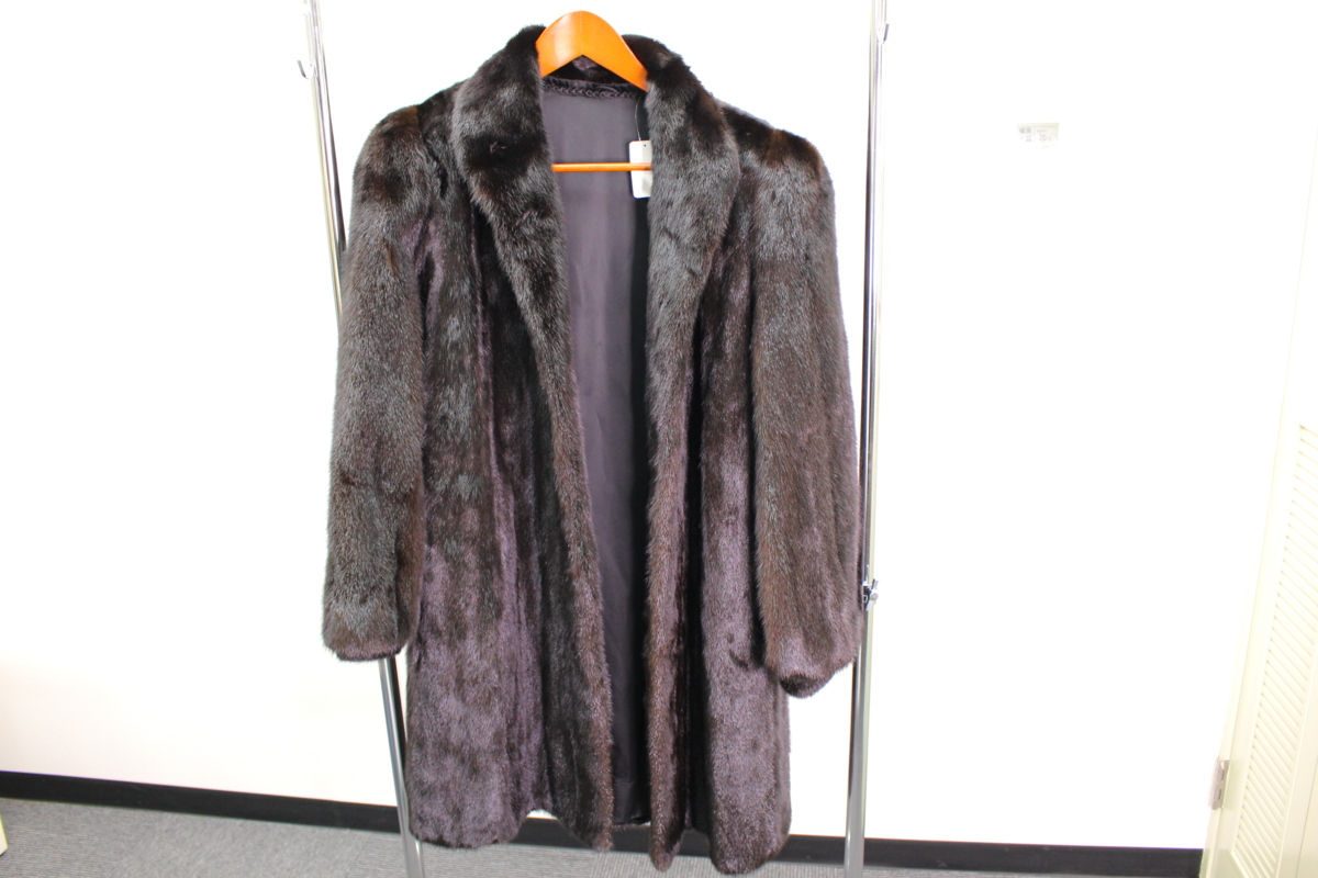 本物☆鑑定済み☆高級品☆　Black Jewel MINK　ブラックジュエル　ミンクコート　黒　ブラック