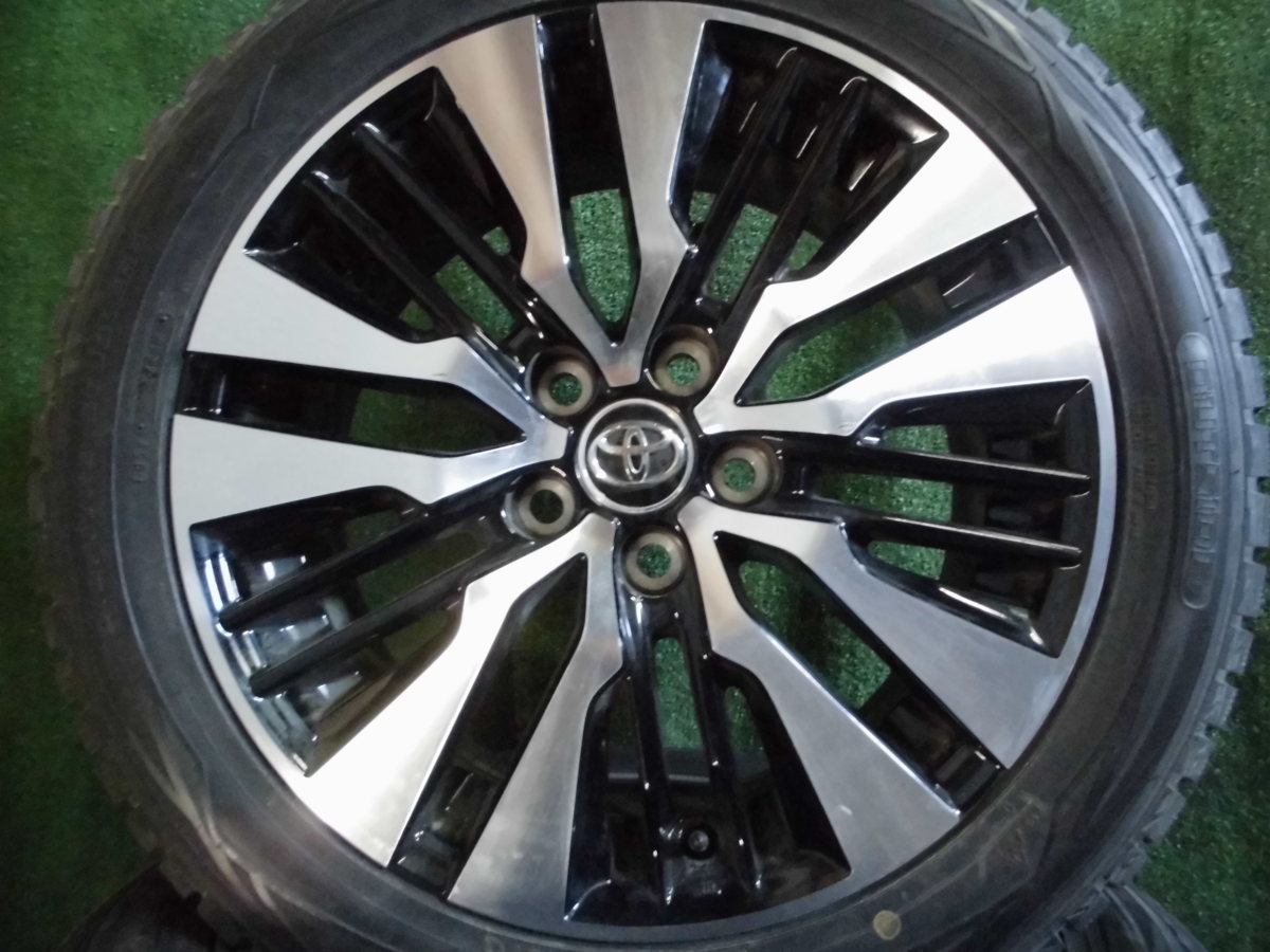 中古溝ありダンロップスタッドレスセット235/50R18 30系アルファード等