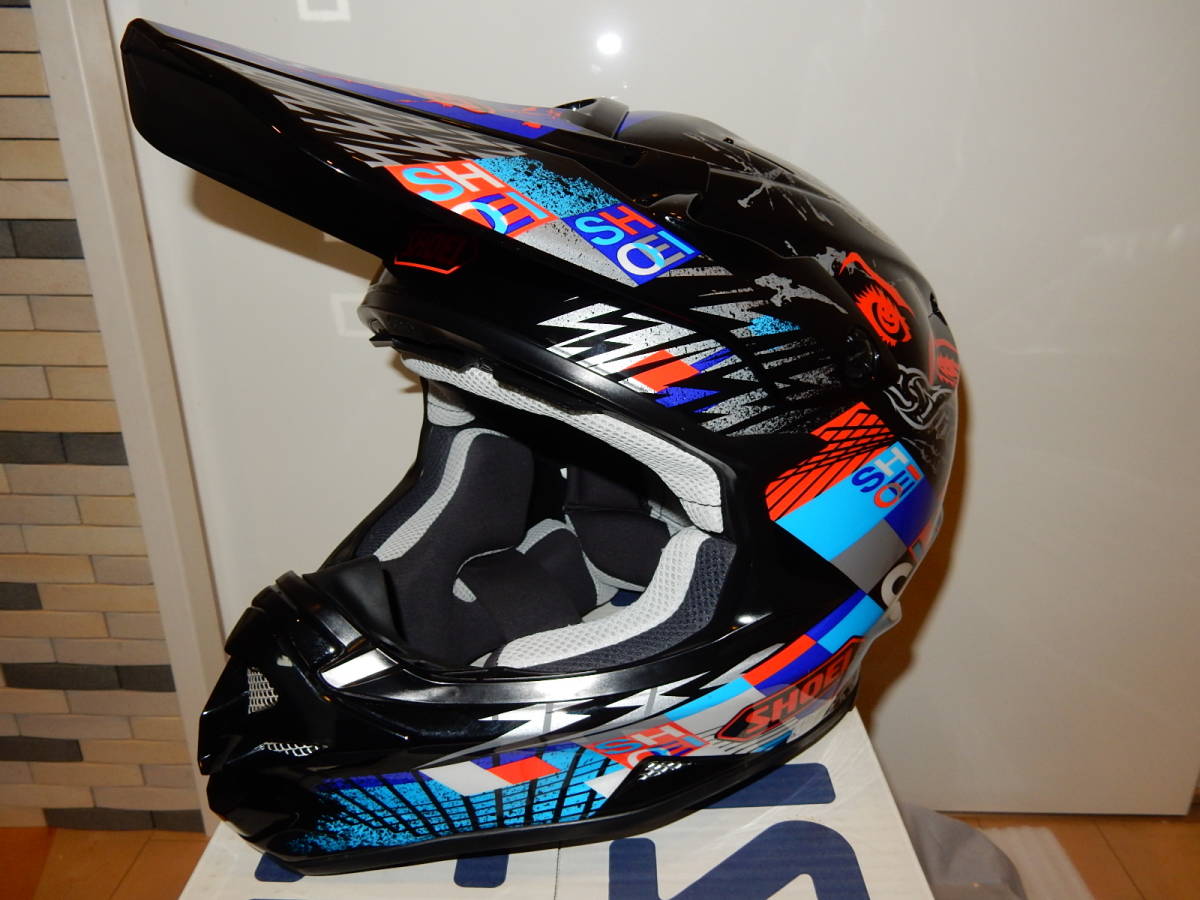 SHOEI VFX-W KRACKオフロードヘルメット 自動車、オートバイ