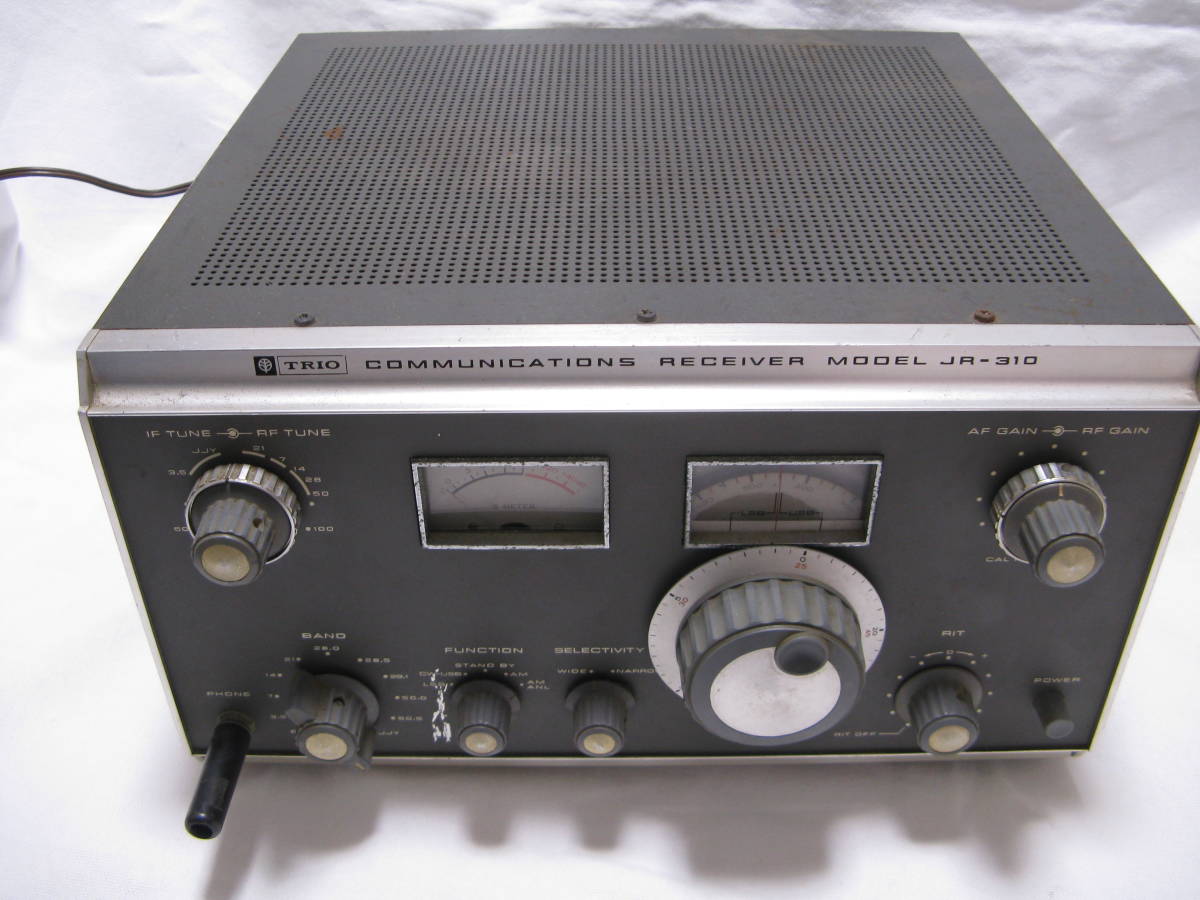 TRIO トリオ JR-310 受信機 3.5-50MHz ジャンク　動作未確認 トリオ TRIO JR-310 ジャンク 受信機 3.5-50MHz 動作未確認 真空管式