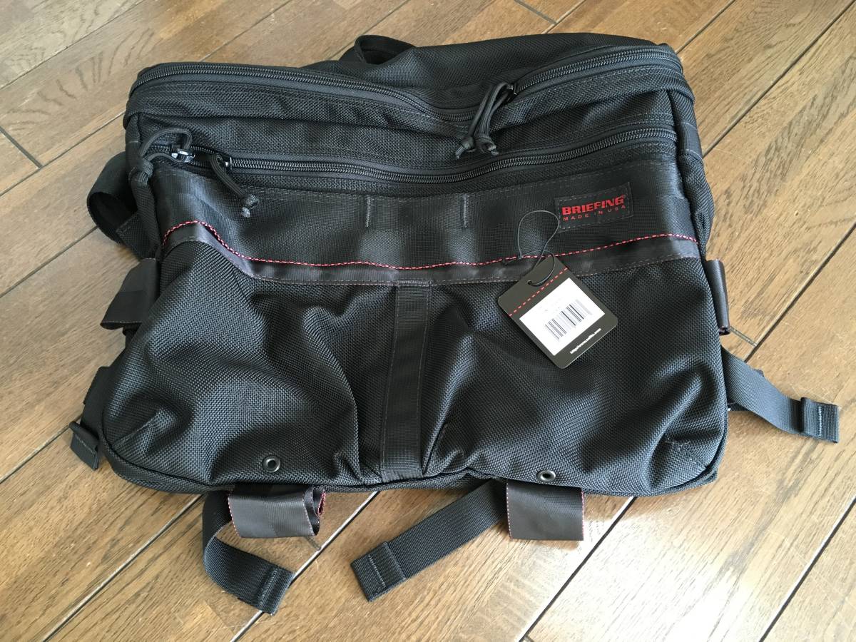新品タグ付きブリーフィングDUNE SHOULDER / デューンショルダー黒 