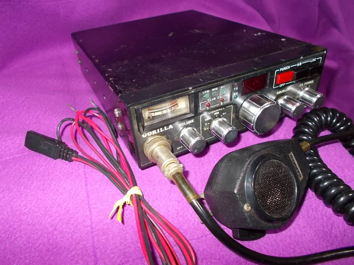 ゴリラ ｇｏｒｉｌｌａ ｃｂ無線機 ２８ｍｈｚ改造済 カルメンマイク付き 現状渡しノークレ ム モービル 売買されたオークション情報 Yahooの商品情報をアーカイブ公開 オークファン Aucfan Com