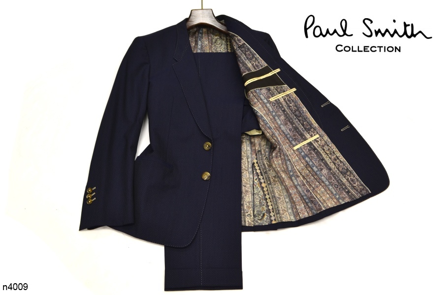 新作登場，新作 極 Paul Smith COLLECTION ポールスミスコレクション インディビジュアルオーダー 濃紺 本切羽 日本製 高級スーツ L(Lサイズ)｜売買されたオークション情報、yahooの商品情報をアーカイブ公開 - オ Lサイズ