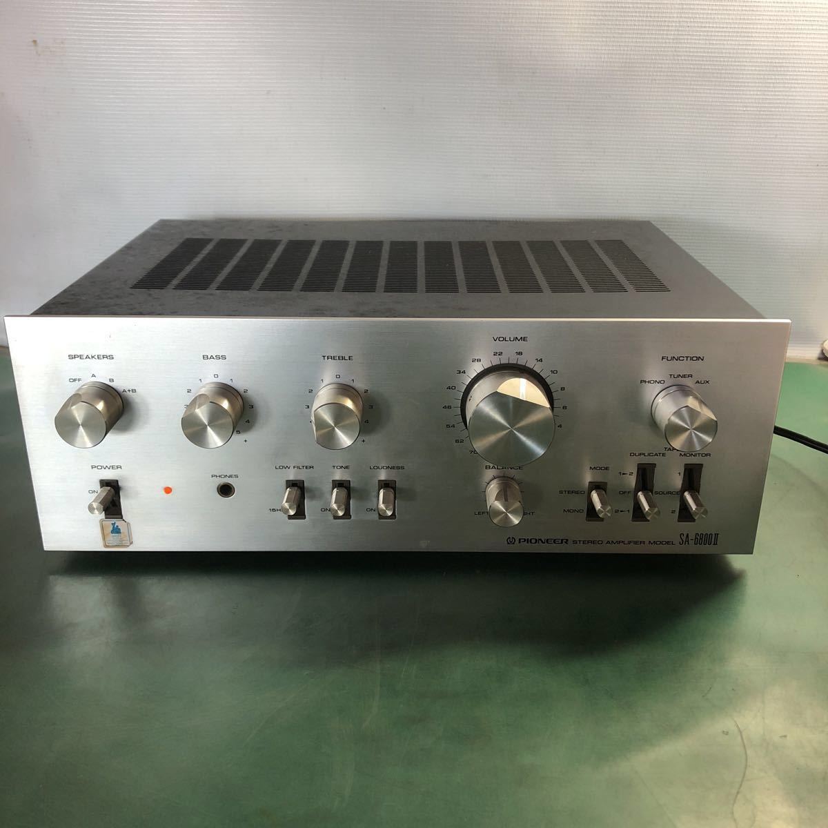 ジャンク PIONEER / パイオニア プリメインアンプ SA-6800Ⅱ ,ジャンク