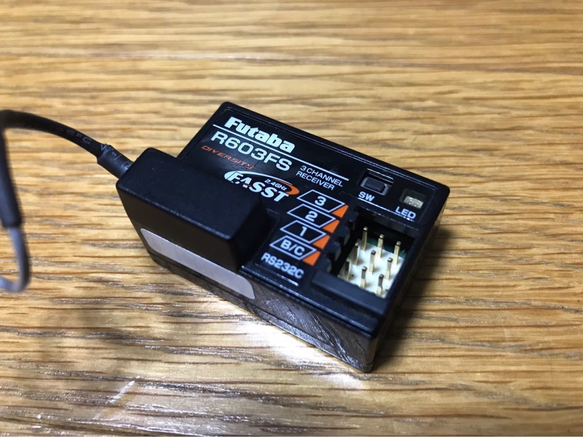 フタバ Futaba R603FS 受信機 2.4GHz 4PK/3PK等に 【定形外発送可能