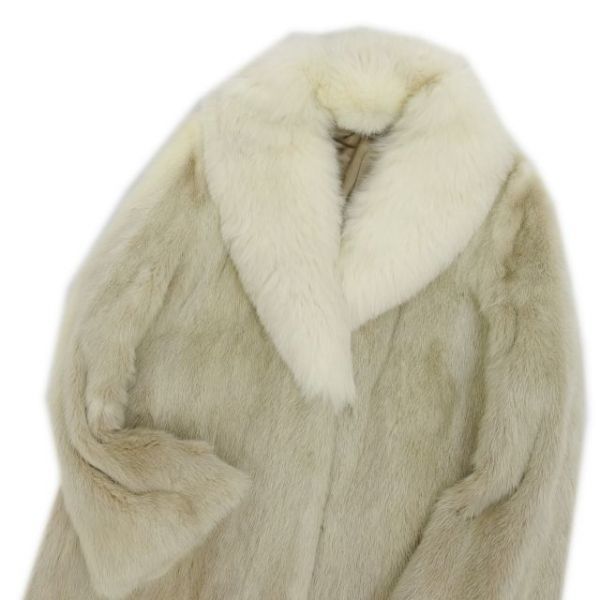 柔らか ミンクファー MINK FUR サファイアミンク レディース ハーフ
