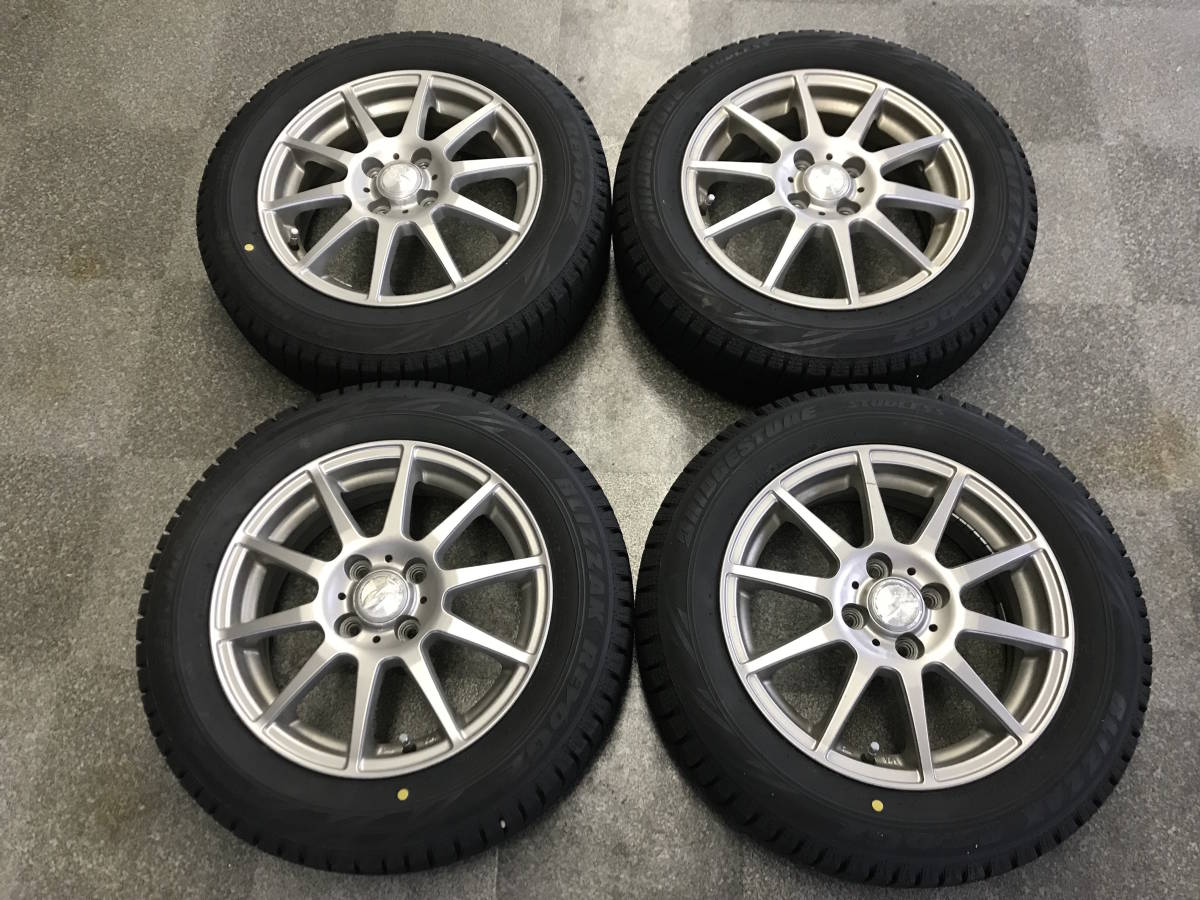 175/65R15 REVO1 スタッドレスタイヤ アルミホイールセット　GE9 スタッドレスタイヤ ホイールセット 175/65R15 ブリジストン BLIZZAK