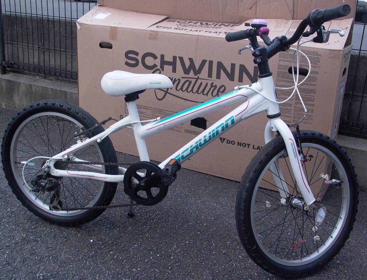 正規品，本物保証 SCHWINN MINI MESA 7SPEED シュウィン シュイン ミニ メサ 7 キッズ マウンテンバイク 自転車 ガールズ ２０インチ低学年 子供(20インチ～)｜売買されたオークション情報、yahooの商品情報をアーカイ 20インチ～