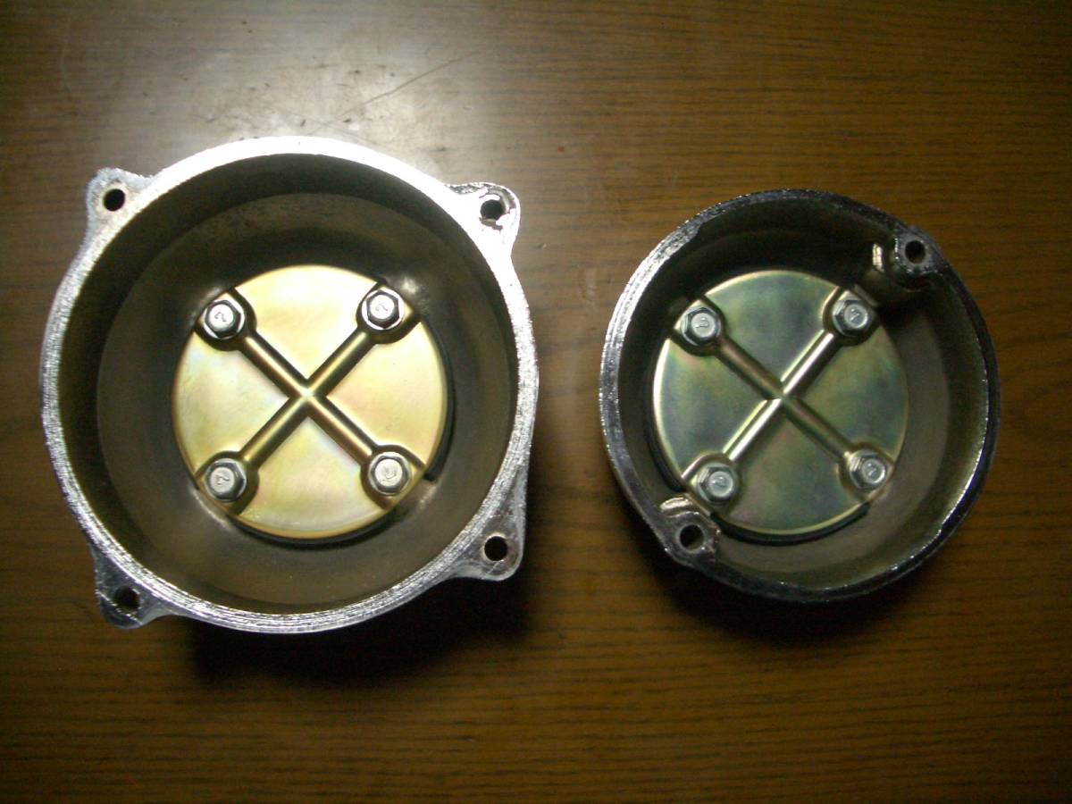ゼファー1100 メッキ ジェネレーターカバー ポイントカバー 左右 