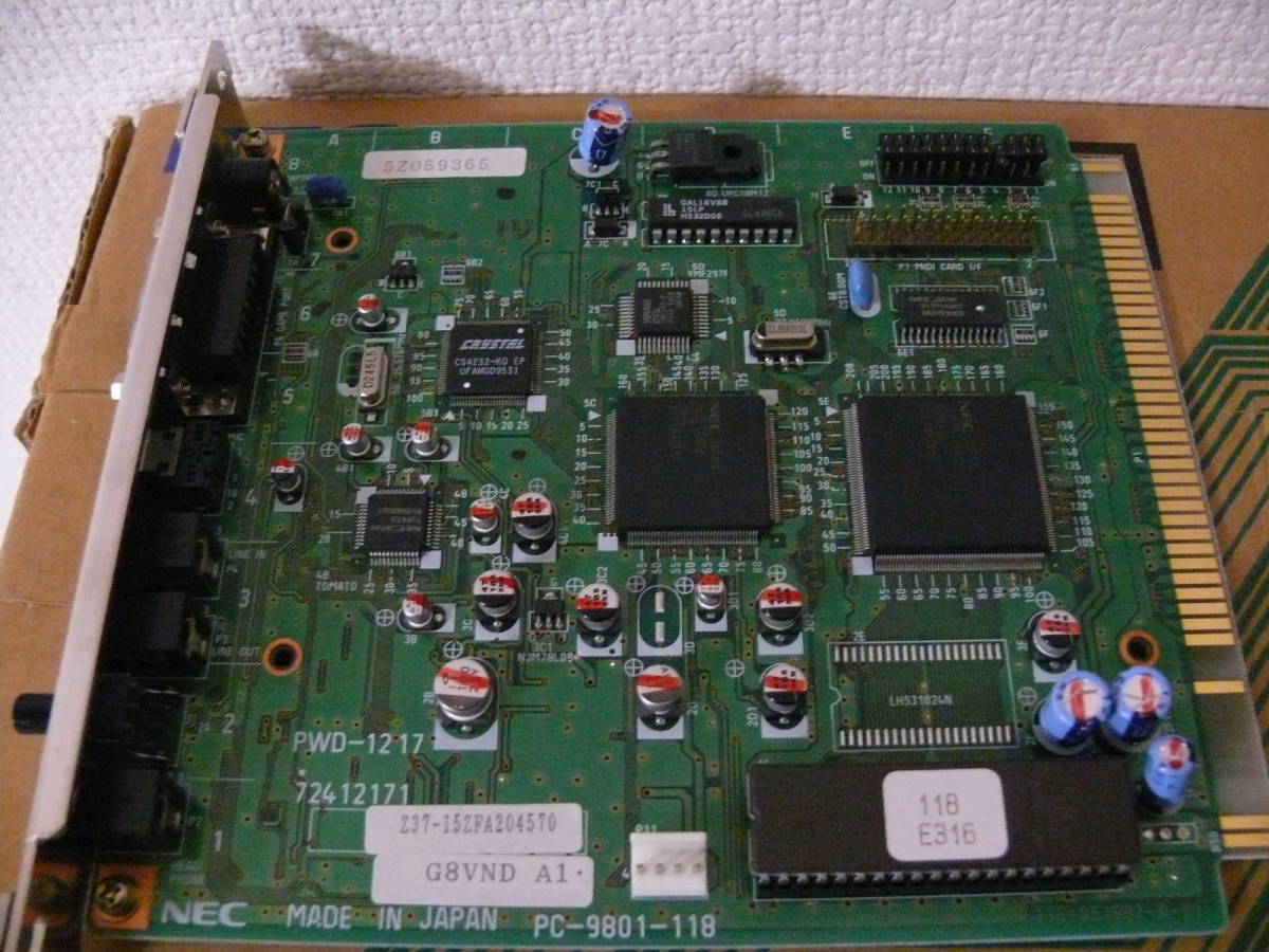 NEC PC-9801-118 - Yahoo!オークション PC-9801-86 □ PC-9821⁄9801 