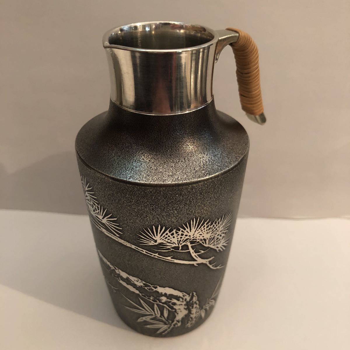 徳利 錫製 酒器 ちろり JAPAN PEWTER 本錫 お猪口 : 錫半 酒器