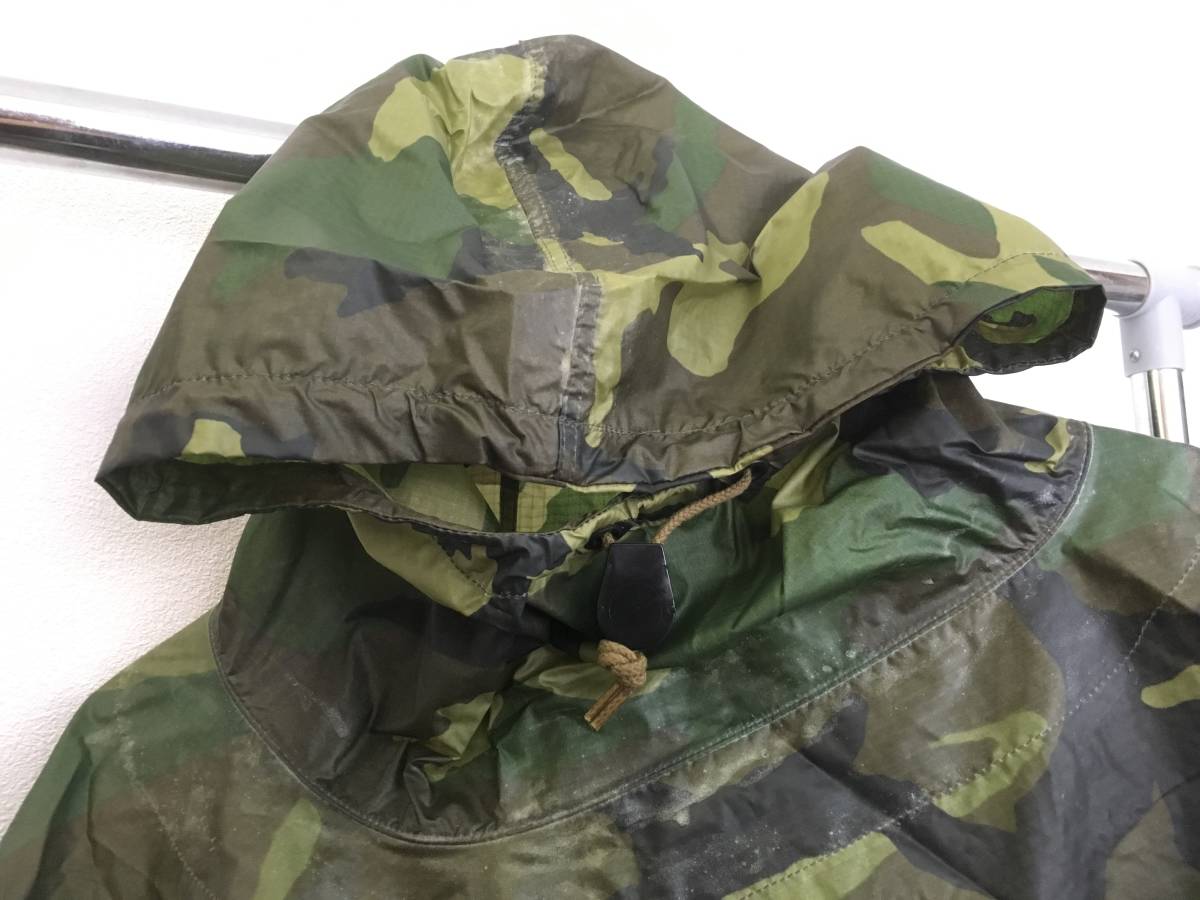 送料無料 米軍実物？ ポンチョ 戦闘服 Woodland 未使用 米国購入個人装備