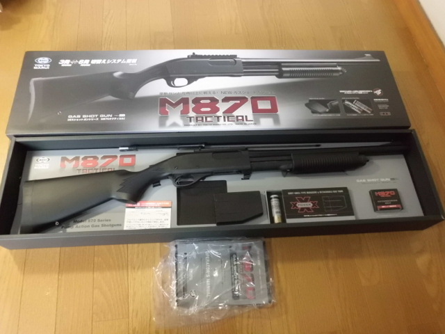マルイ ガスショットガン M870 タクティカル　　　　　　/AA12 SGR12 M1100 レミントン ブリーチャー マルゼン マルシン S&T CYMA好きなど