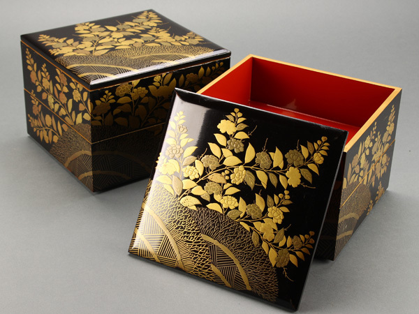 漆器 重箱 木製 - 蒔絵 五段重箱 蒔絵」の人気商品一覧 | 安い商品を通販サイトから探す メルカリ 金蒔絵 木製漆器 漆芸 五段重 人物文 JAPAN