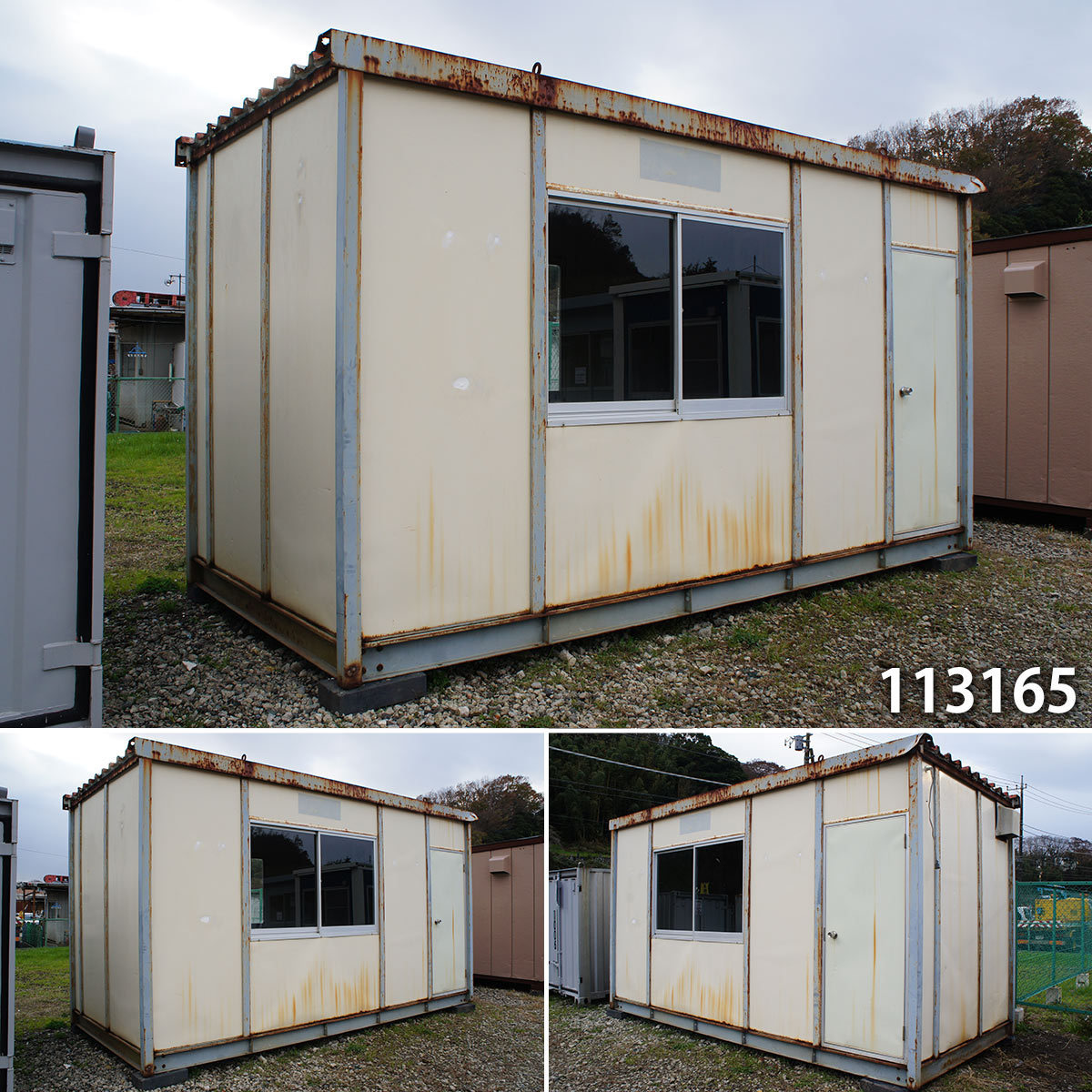 ユニットハウス 3.1坪 6.2帖 10002836-01中古4.6m 倉庫 中古 10.2平米 6.2