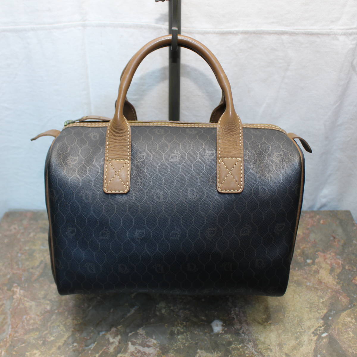 激安ファッション Christian Dior LOGO PATTERNED BOSTON BAG