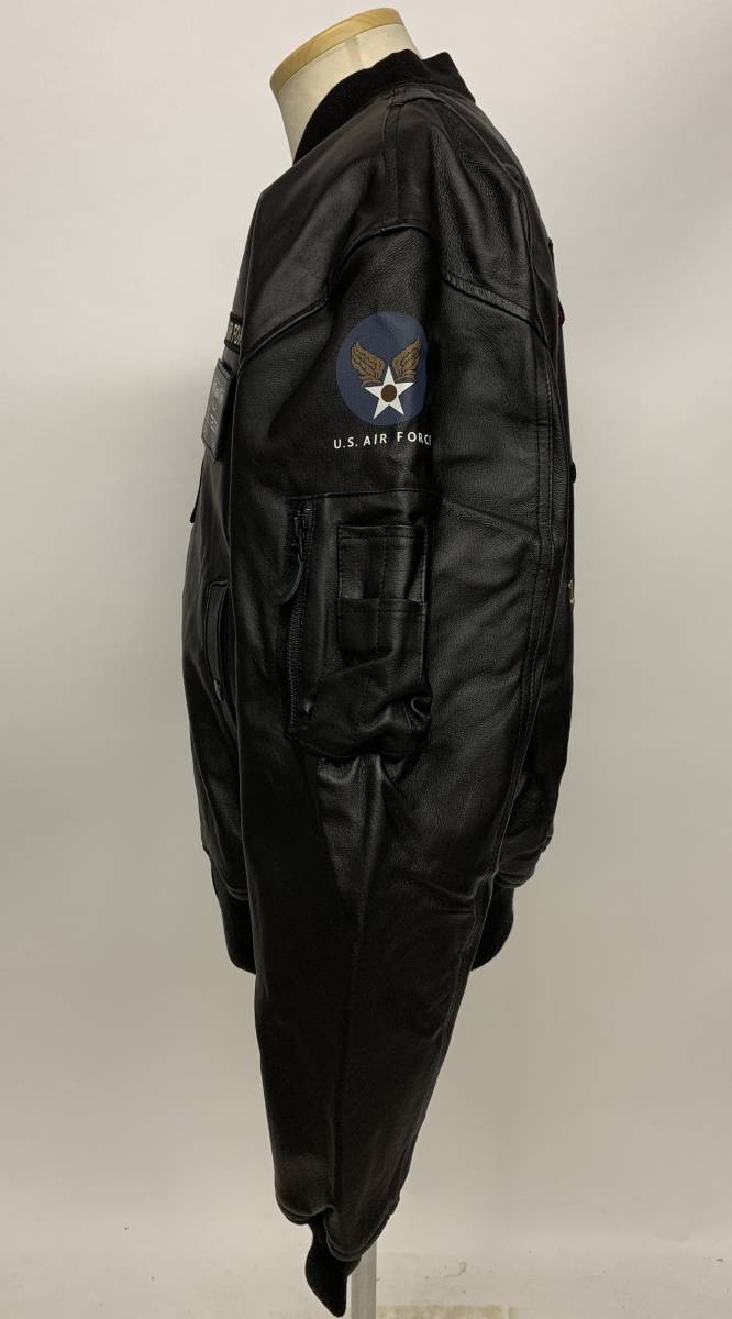 お手頃価格 テッドマン TEDMAN レザーMA-1 フライトジャケット 44 XL