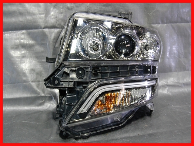 純正 JF1 JF2 N-BOX カスタム 前期 HID ヘッドライト 右 運転席側 レベ