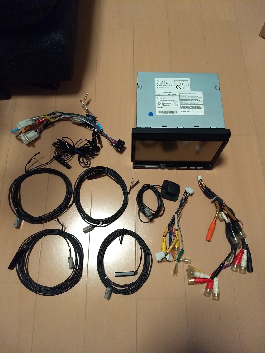 アルパイン ALPINE ビックX VIE-X088 ハーネス付 状態良好 動作確認済 