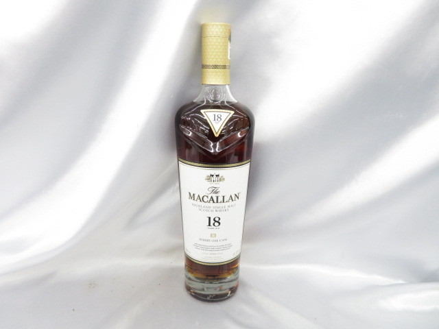 未開栓 ザ・マッカラン 18年 シェリーオークカスク ウィスキー 古酒 箱付き 未開栓】The MACALLAN ザ・マッカラン 18年 2018 シェリーオークカスク
