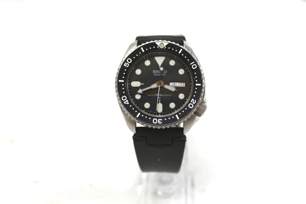 ☆12-0094】□中古□SEIKO セイコー 150mダイバーズウォッチ 7548-7000 