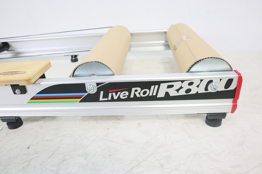 未使用 ミノウラ MINOURA LIVE ROLL R800 3本ローラー 室内練習 アルミ