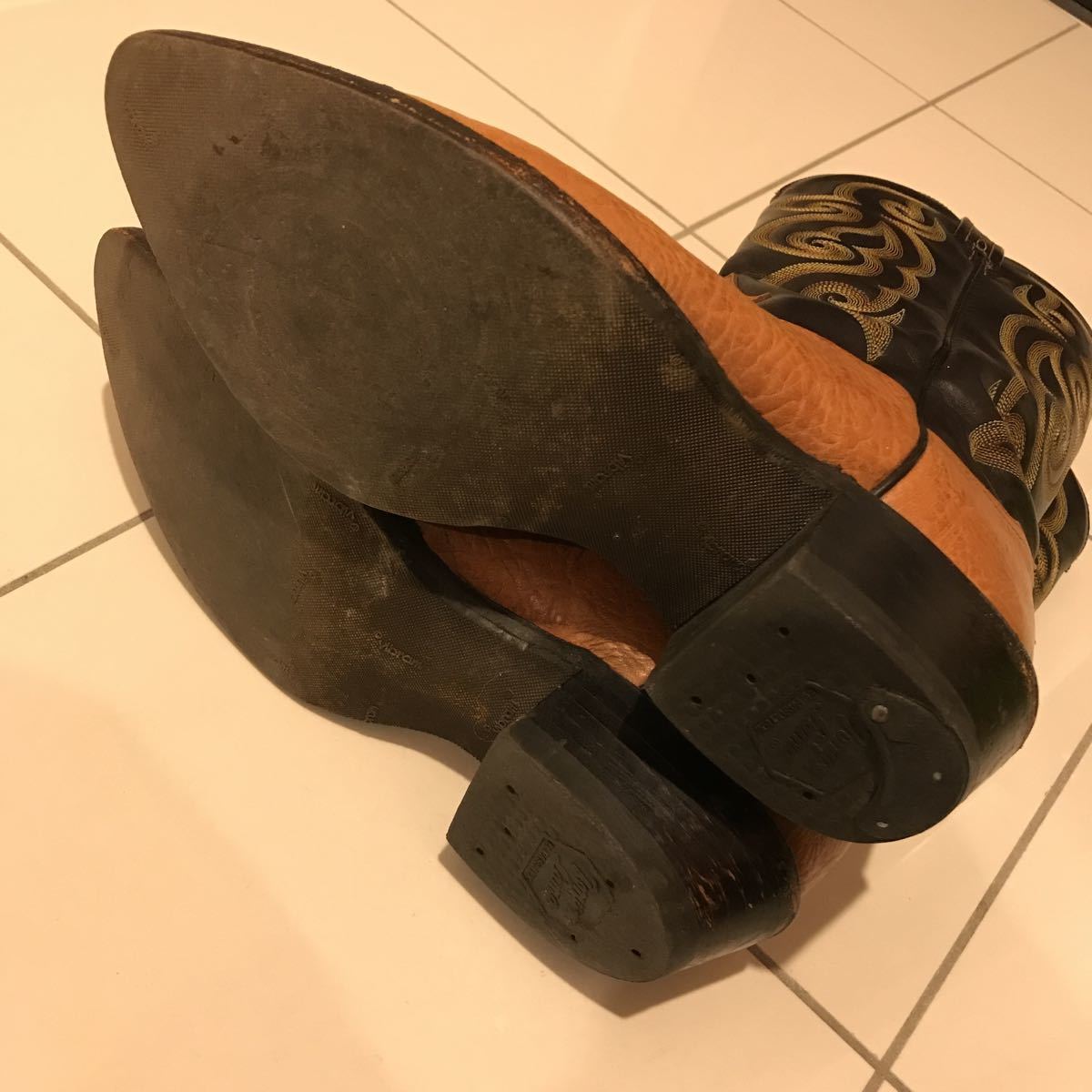 Tony Lama トニーラマ ウエスタンブーツ レザー ブラウン US9.5 27.5cm 