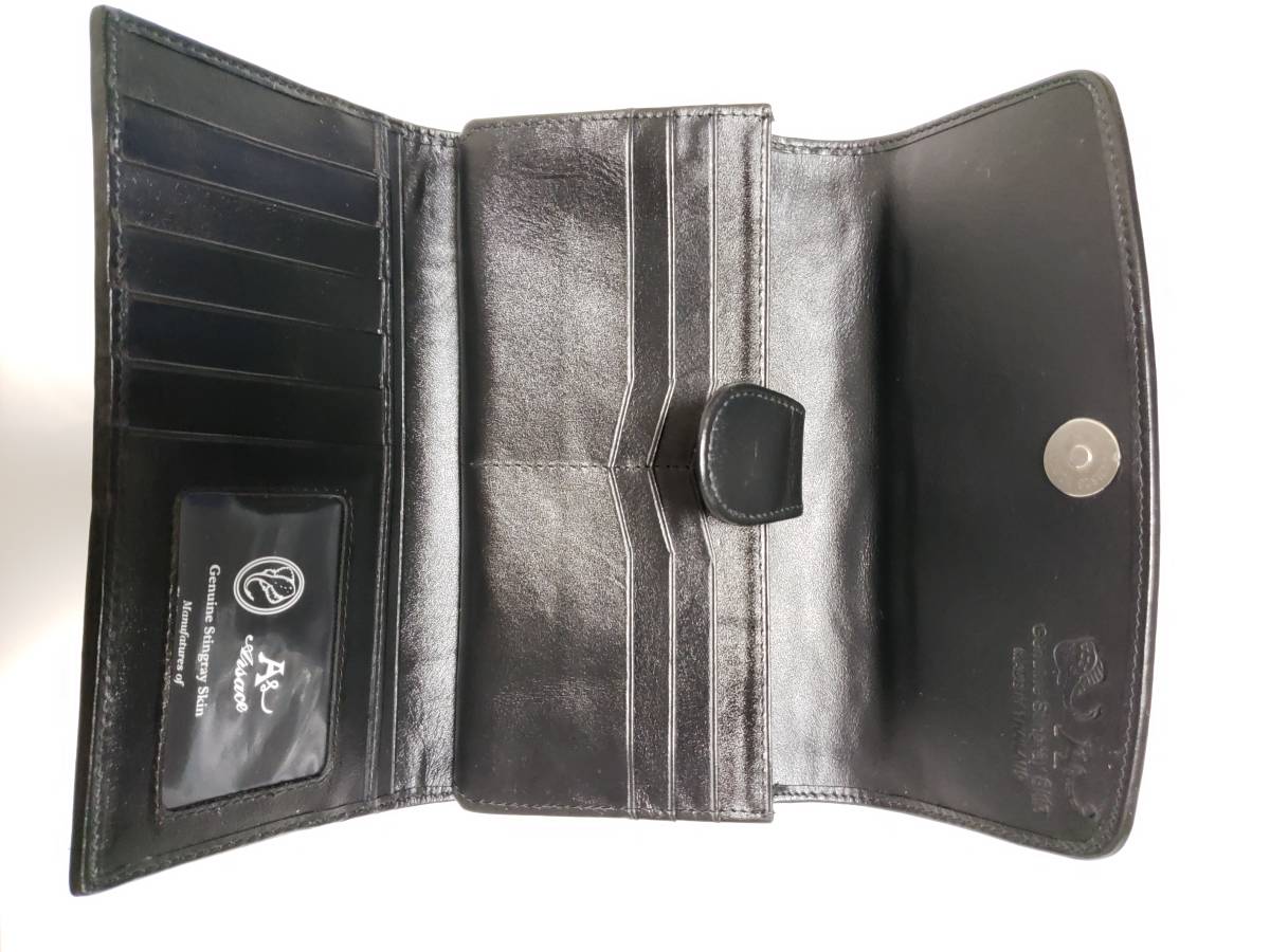 エイ革 スティングレイ ガルーシャ エイ 革 タイ 本革 財布 長財布 ウォレット 小銭入れ メンズ レディース ユニセックス C 長財布 小銭入れあり 売買されたオークション情報 Yahooの商品情報をアーカイブ公開 オークファン Aucfan Com