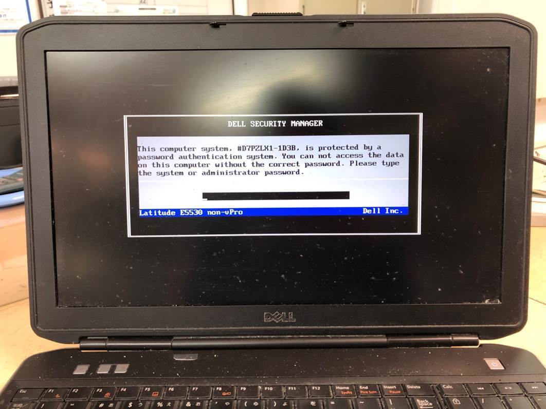★ジャンク品★DELL LATITUDE E5530(BIOSパス有/起動パス有）HDDなし!メモリなし!