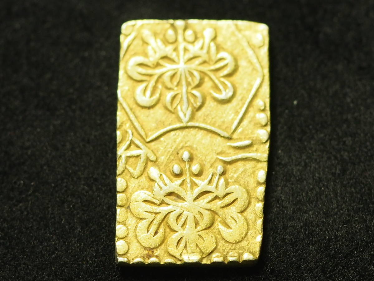 明治二分金 約3.03g No.2163 明治二分判金 明治二分判金 明治二部判金 古銭 明治二分