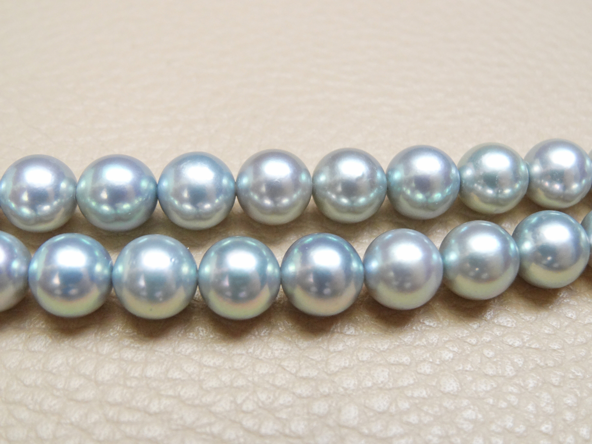 ☆1円～田崎真珠 TASAKI アコヤグレーパール ネックレス 7.5～8.0mm 