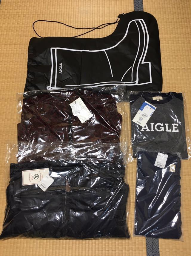  AIGLE エーグル 福袋 2019 メンズ M ネイビー(男性用)｜売買されたオークション情報、yahooの商品情報をアーカイブ公開 - オークファン 男性用