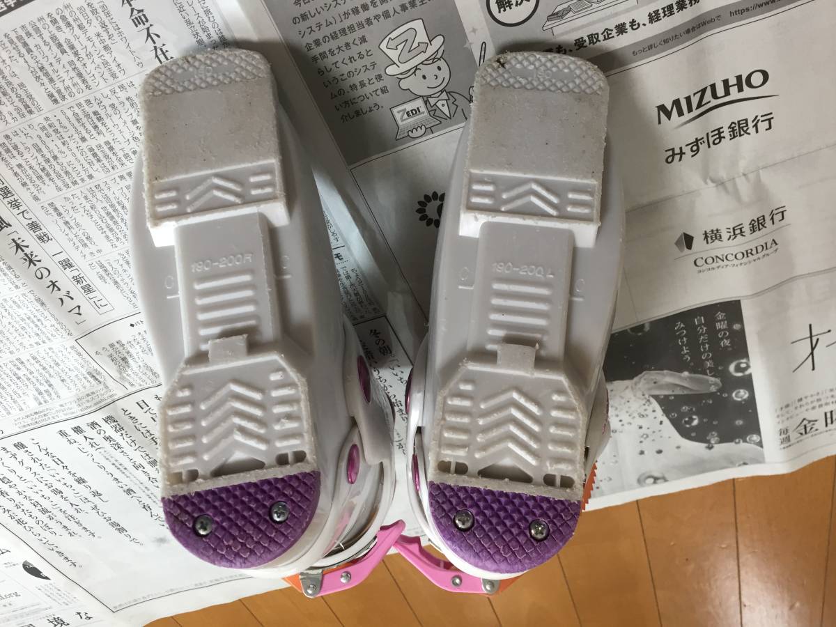 女児 スキー板 ブーツ ストック セット (ブーツサイズ 19-20cm) カザコ スパックス_8