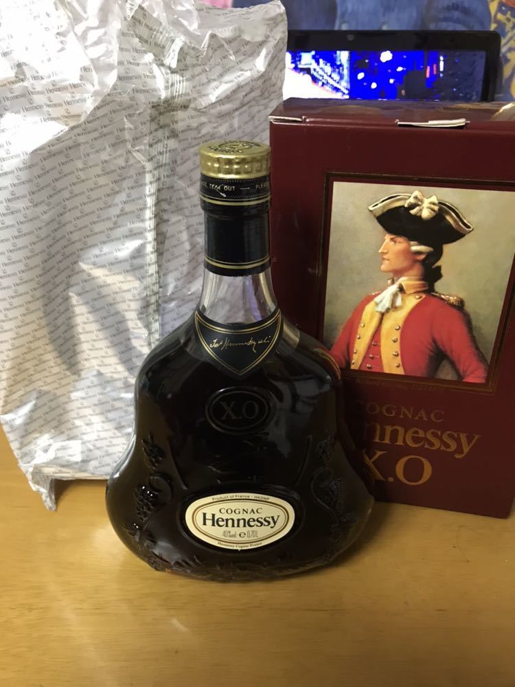 ヘネシー 未開封 Hennessy ナポレオン 古酒 金キャップ コニャック XO