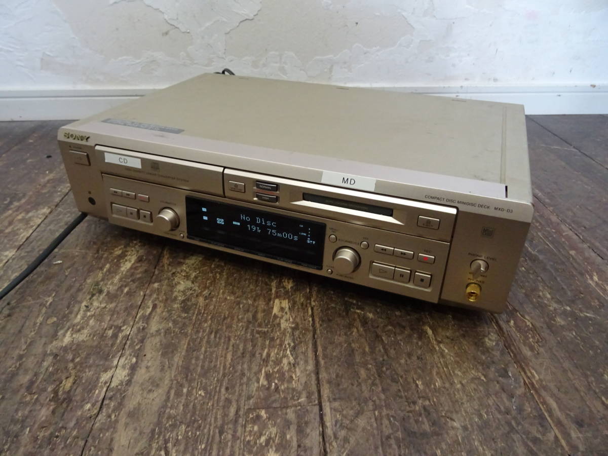 6876◎ SONY/ソニー MDデッキ MXD-D3 ジャンク SONY MXD-D3 Compact