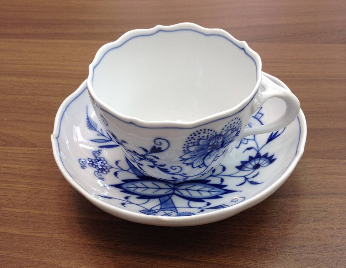 12942 Meissen/マイセン ブルーオニオン カップ＆ソーサー 1客セット(マイセン)｜売買されたオークション情報、yahooの商品 ...