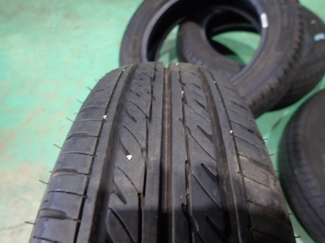 155/65R13　夏タイヤ　4本セット　グッドイヤー　GT　ECO　Stage　2017年　8分山　19010806