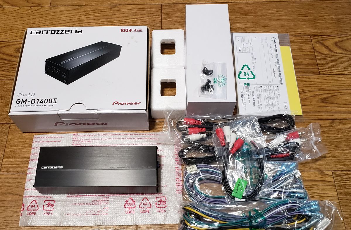 Pioneer GM-D1400II パワーアンプ ポン付け配線付き 動作品