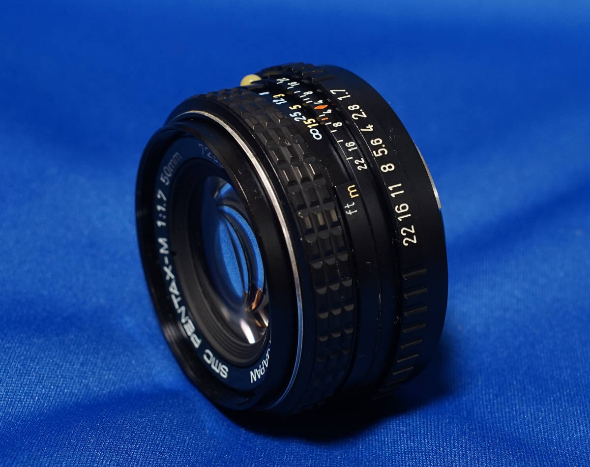 即決】Asahi Pentax smc pentax-m 50mm f1.7 Kマウント 単焦点 実写 
