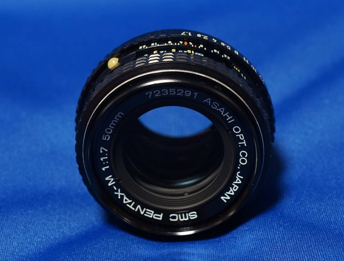 即決】Asahi Pentax smc pentax-m 50mm f1.7 Kマウント 単焦点 実写 