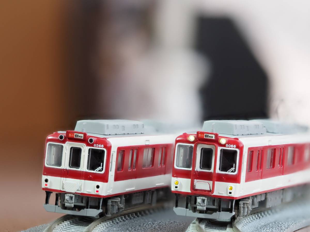 マイクロエース　A3463　近鉄8000系　冷房改造車　新塗装（裾帯あり）4両セット