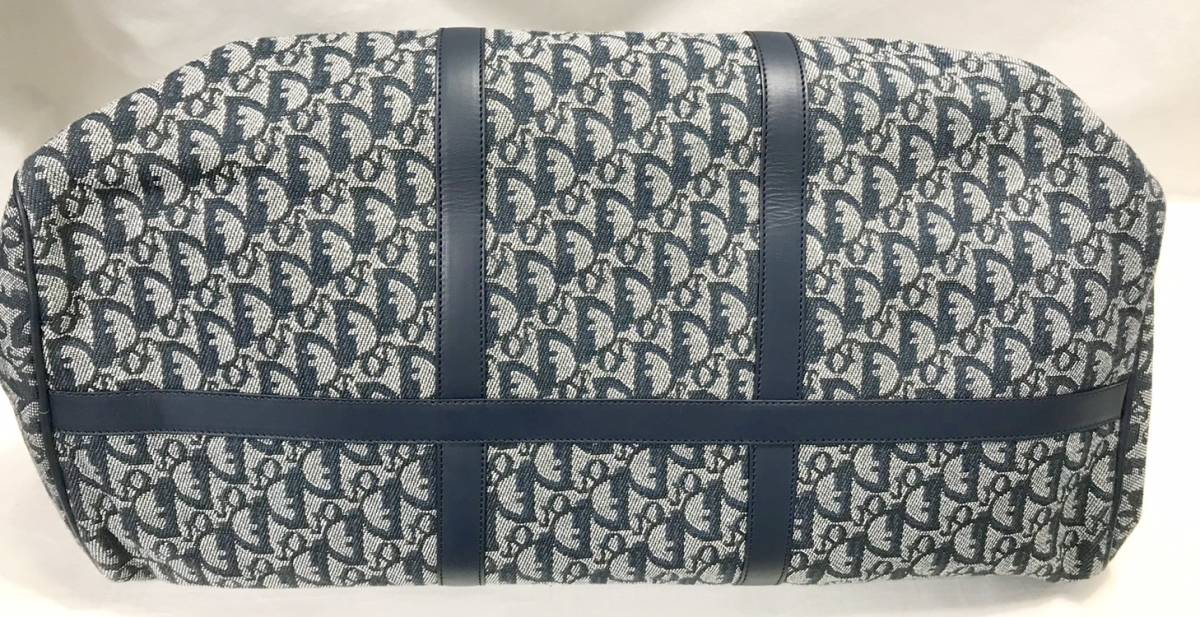 ディオール Christian Dior トロッター柄 ボストンバッグ Christian 