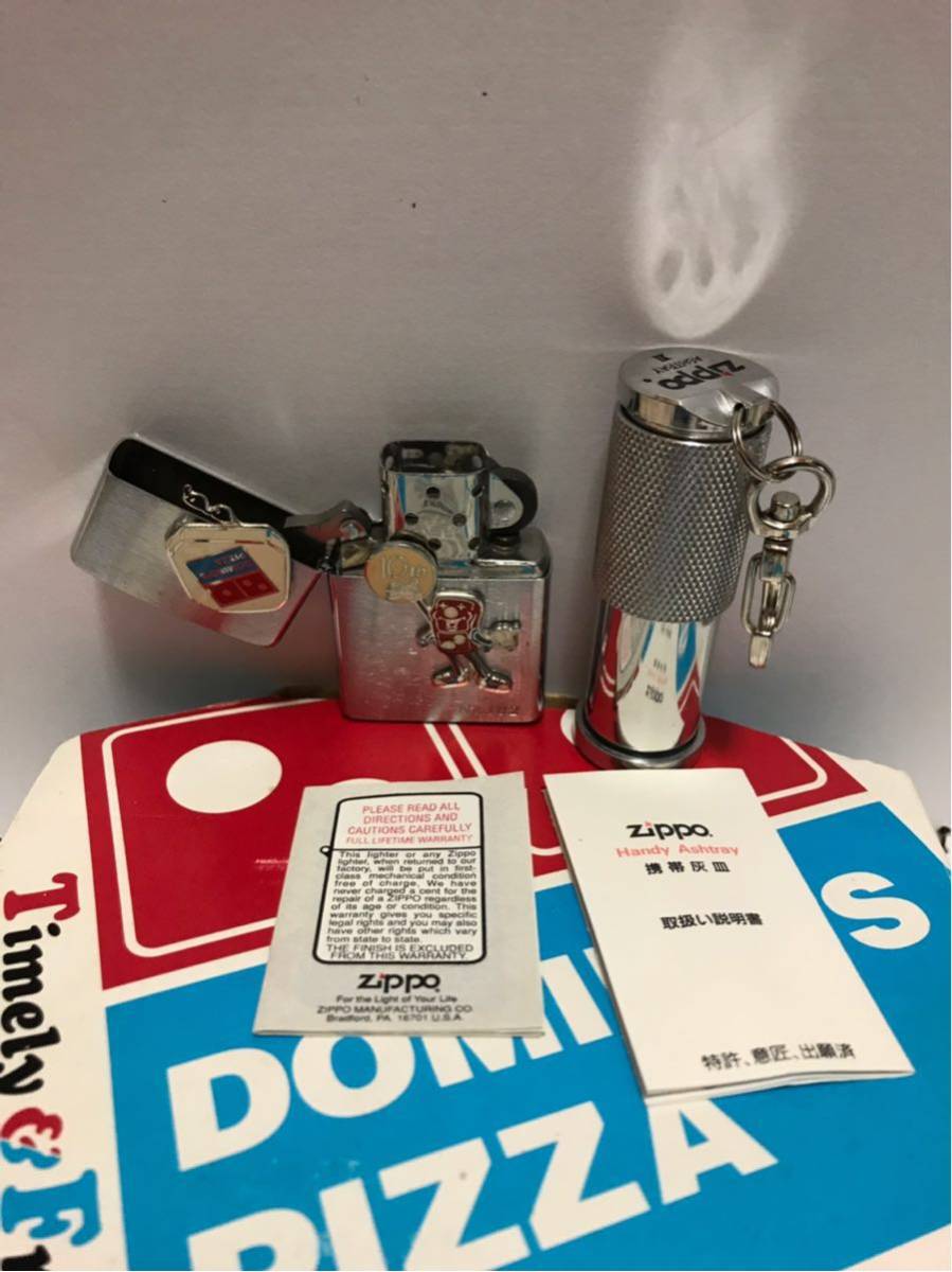 Domino's Pizza 10周年記念 Zippoライター セット レア！新品未