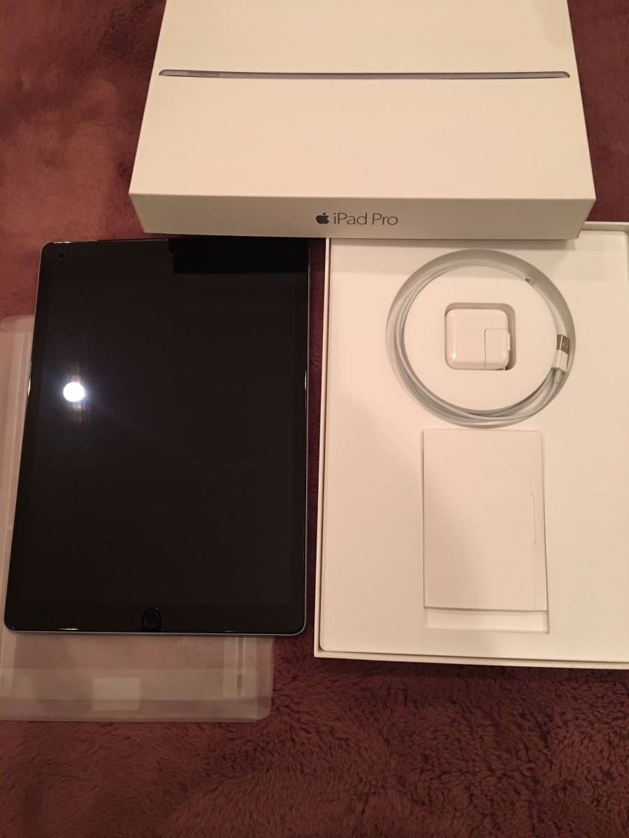 美品・制限○　白ロム★Apple★iPad Pro 12.9インチ★128GB★Wi-Fi Cellular★docomo★スペースグレイ