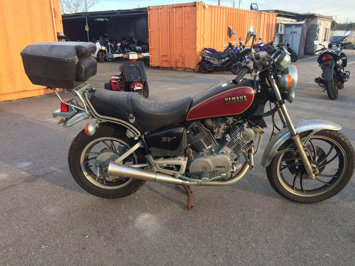 神戸明石発♪ ヤマハ XV750（5E5) 書無し 不動 ジャンク 部品取りに 